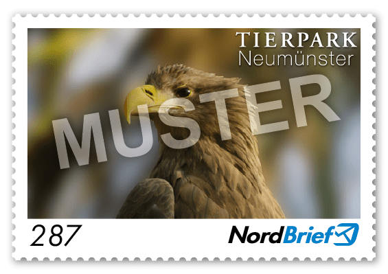 Markenserie Tierpark Neumünster - Maxibrief - 10er Bogen