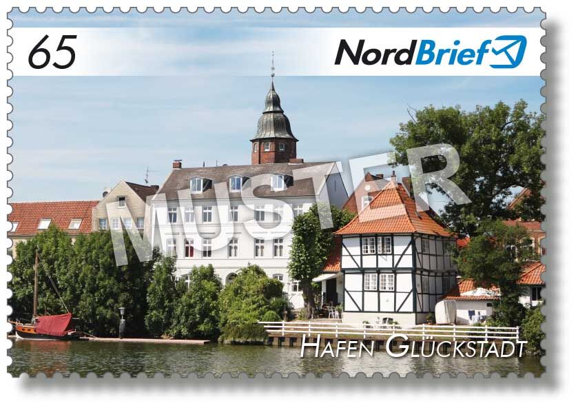Markenserie Kreis Steinburg - Motiv Adelspalais Prinzesshof Itzehoe - Postkarte/ Standardbrief - 10er Bogen – Bild 5