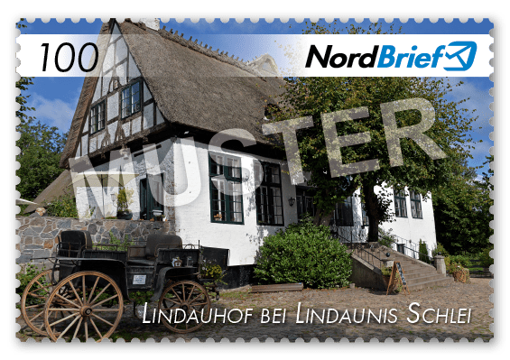 Markenserie Eckernförde, Schleswig & die Schlei - Kompaktbrief - 10er Bogen