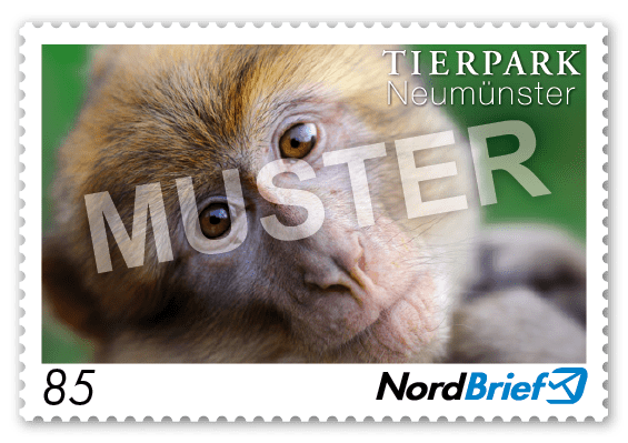 Markenserie Tierpark Neumünster - Postkarte/ Standardbrief - 10er Bogen