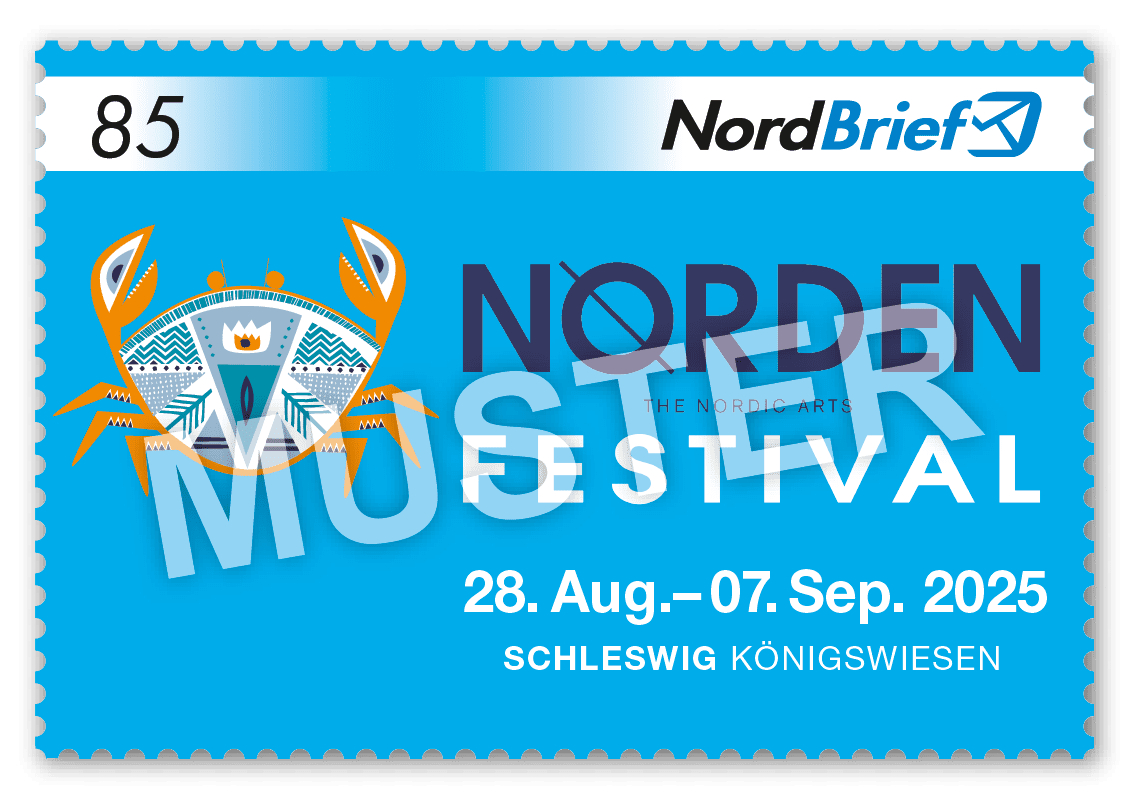 Sonderbriefmarke NORDEN Festival 2025 - 10er Bogen