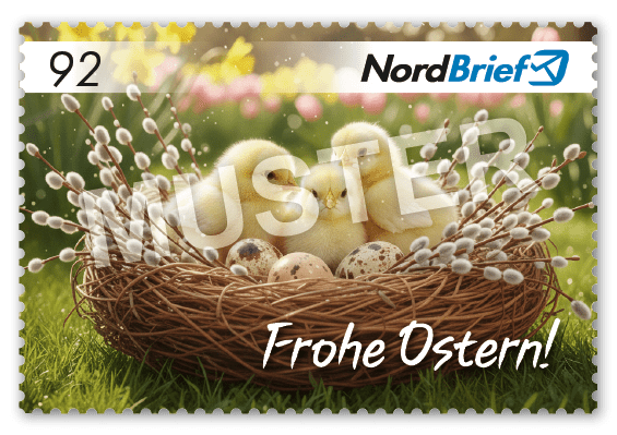 Sonder-Briefmarke Ostern - Postkarte/ Standardbrief - 10er Bogen